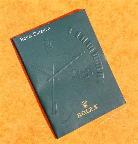 dotazione booklet rolex datejust|rolex datejust instructions.